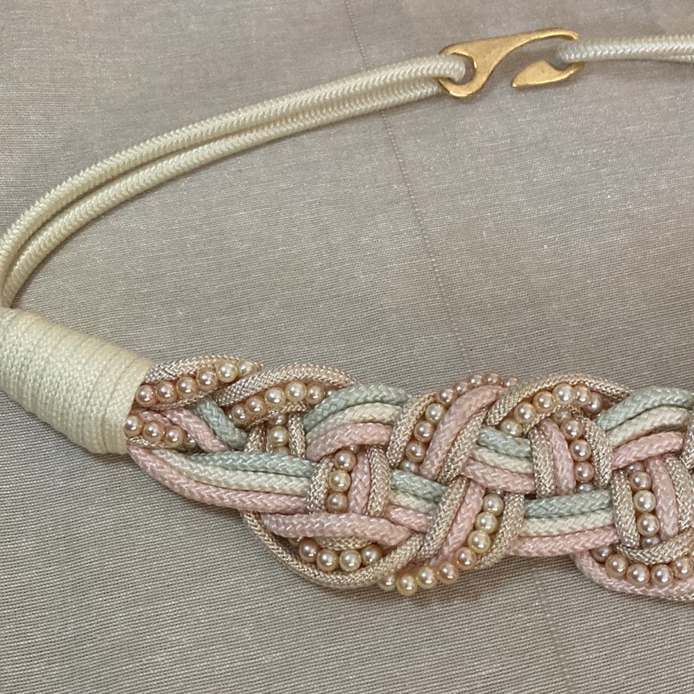 Braid Beaded Belt‎ 32 Inches - Picture 2 of 3